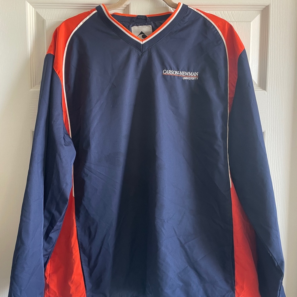 Augusta Sportswear Navy and Orange Pullover